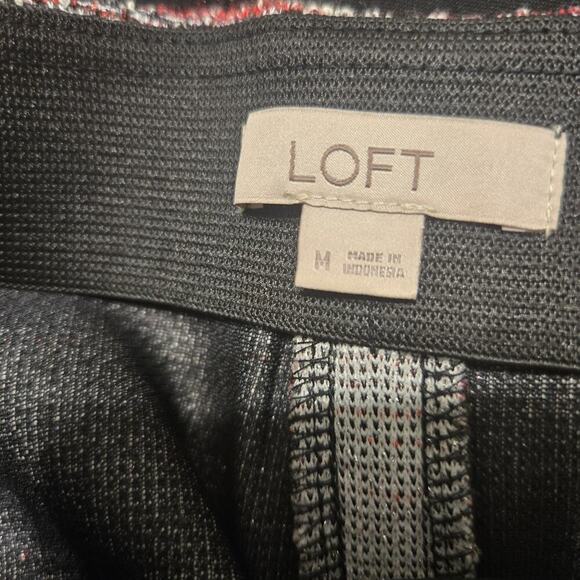 Loft Women’s Tweed A-Line Skirt Size Medium Preppy Career Office Wear - Picture 4 of 5